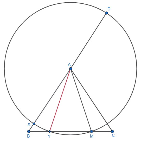 Triângulo + circunferência